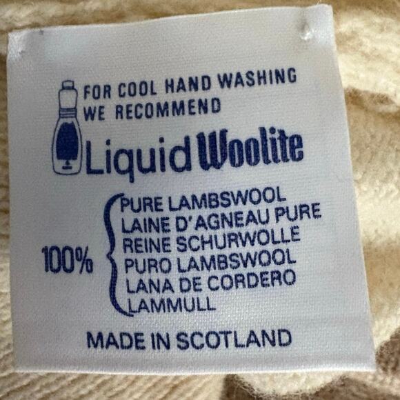 Pringle of Scotland 100% Lambswool Argyle Sweater Made in Scotland Size 40 - Picture 5 of 7